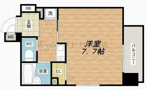 プレサンス心斎橋EAST【3階】の間取り