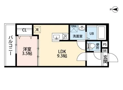 愛知県名古屋市中村区二瀬町【アパート】の間取り