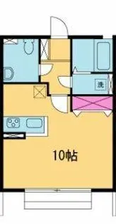 MフロンティアB【2階】の間取り