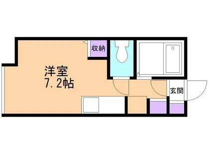 メゾン・ホワイト A-2【2階】の間取り