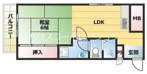 兵庫県尼崎市東園田町5丁目【マンション】の間取り