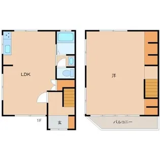 兵庫県尼崎市東園田町6丁目【一戸建】の間取り