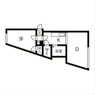 ドミール発寒【3階】の間取り