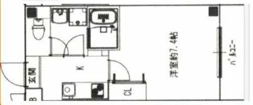 シャルマン・ヴァンベール【2階】の間取り
