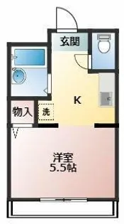 フィールドM【203号室】の間取り