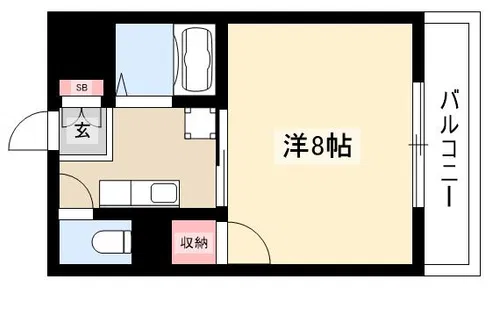 セレクシオン【101号室】の間取り