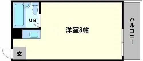 ラパンジール今宮【2階】の間取り