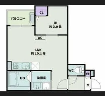 Jack koshiroⅠ【1階】の間取り