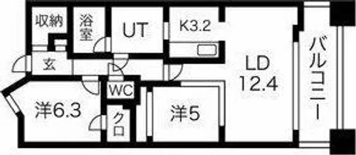meLiV上前津【13階】の間取り