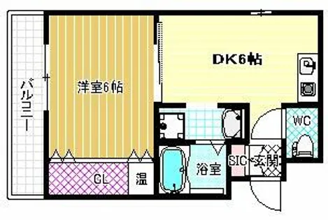 マンションシグマ【2階】の間取り