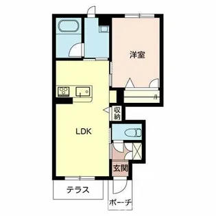 加西市北条町(カーサグラス シュデステ C)【1階】の間取り