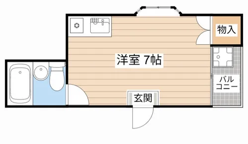 日昇ハイツ【3号室】の間取り