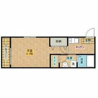 リブレア白鳥【1階】の間取り