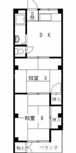 恒吉マンション【3階】の間取り