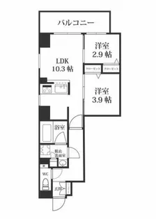 MODERN PALAZZO博多Bay【8階】の間取り