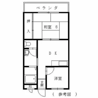 ハイツリヴェール【1階】の間取り