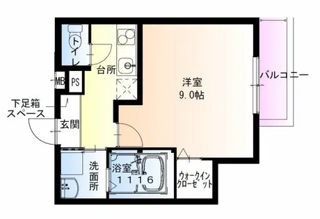 フジパレス堺諏訪森Ⅲ番館【1階】の間取り