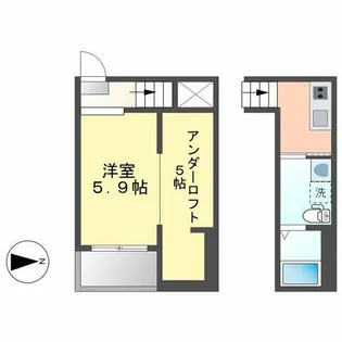 フルマーレ【101号室】の間取り