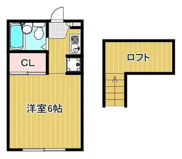 1Kの間取り画像