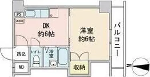 吉田ビル【5階】の間取り