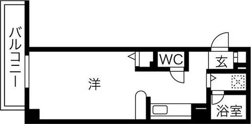 apt-k(アプト・ケー)【4階】の間取り