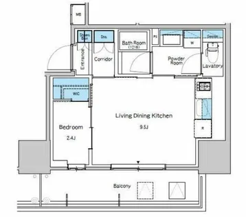 ルフォンプログレ堺筋本町タワーレジデンス【3階】の間取り