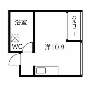 BAUWERK【7階】の間取り