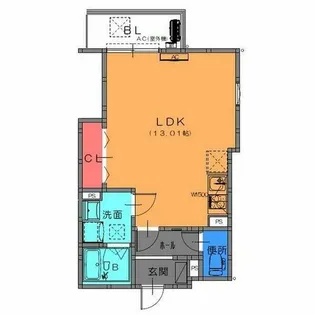 F+style西取石2号館【104号室】の間取り