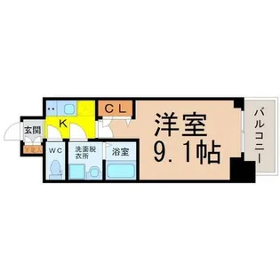 愛知県名古屋市東区葵1丁目【マンション】の間取り
