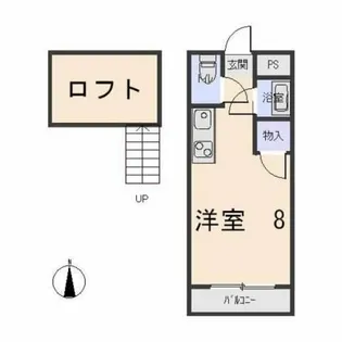 アーバンスクエアⅡ【2階】の間取り