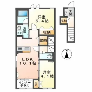 Morusberg(モルスベルク)【2階】の間取り