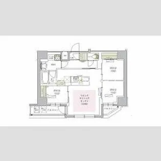 アーバネックス塚口【9階】の間取り