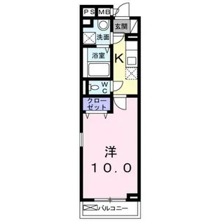 シティハウス都【3階】の間取り