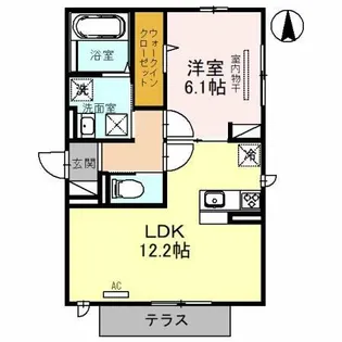 セジュールM【1階】の間取り