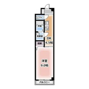 グリーンコートK【205号室】の間取り
