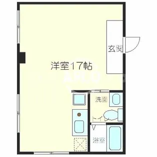 GARRET南堀江【3階】の間取り