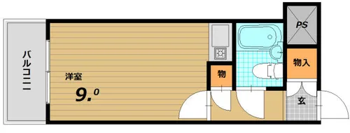 兵庫県神戸市長田区大橋町4丁目【マンション】の間取り