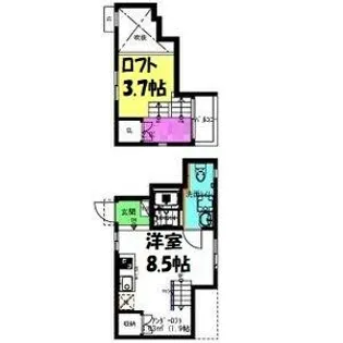 Venus-Ⅲ【1階】の間取り