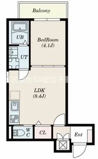 F asecia AMUZⅡ【1階】の間取り