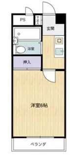 リゾティ北条【301号室】の間取り