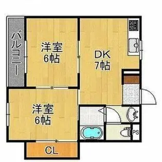 ラパンジール住吉大社【9階】の間取り