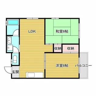 オークヴィラ1号【4階】の間取り