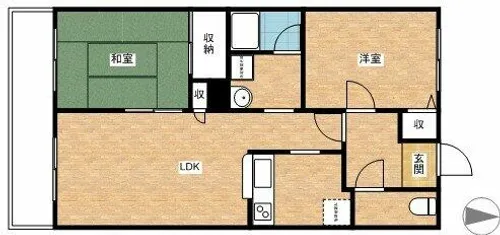 ケイズコート【1階】の間取り