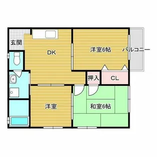 オークヴィラ1号【2階】の間取り