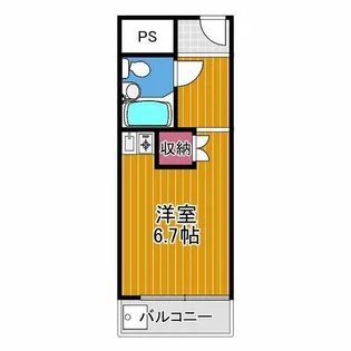本多ビルディ【2階】の間取り