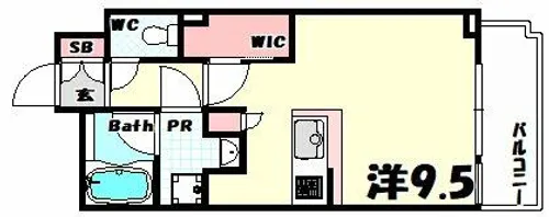 アーバネックスみなと元町【11階】の間取り