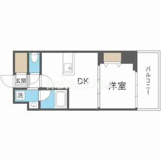 ヴィーナス今里【1015号室】の間取り