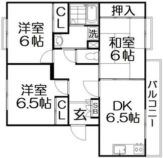 パル橘【2階】の間取り