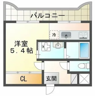 サンコーポ千代ヶ丘【2階】の間取り