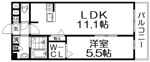 Syan Cube【1階】の間取り